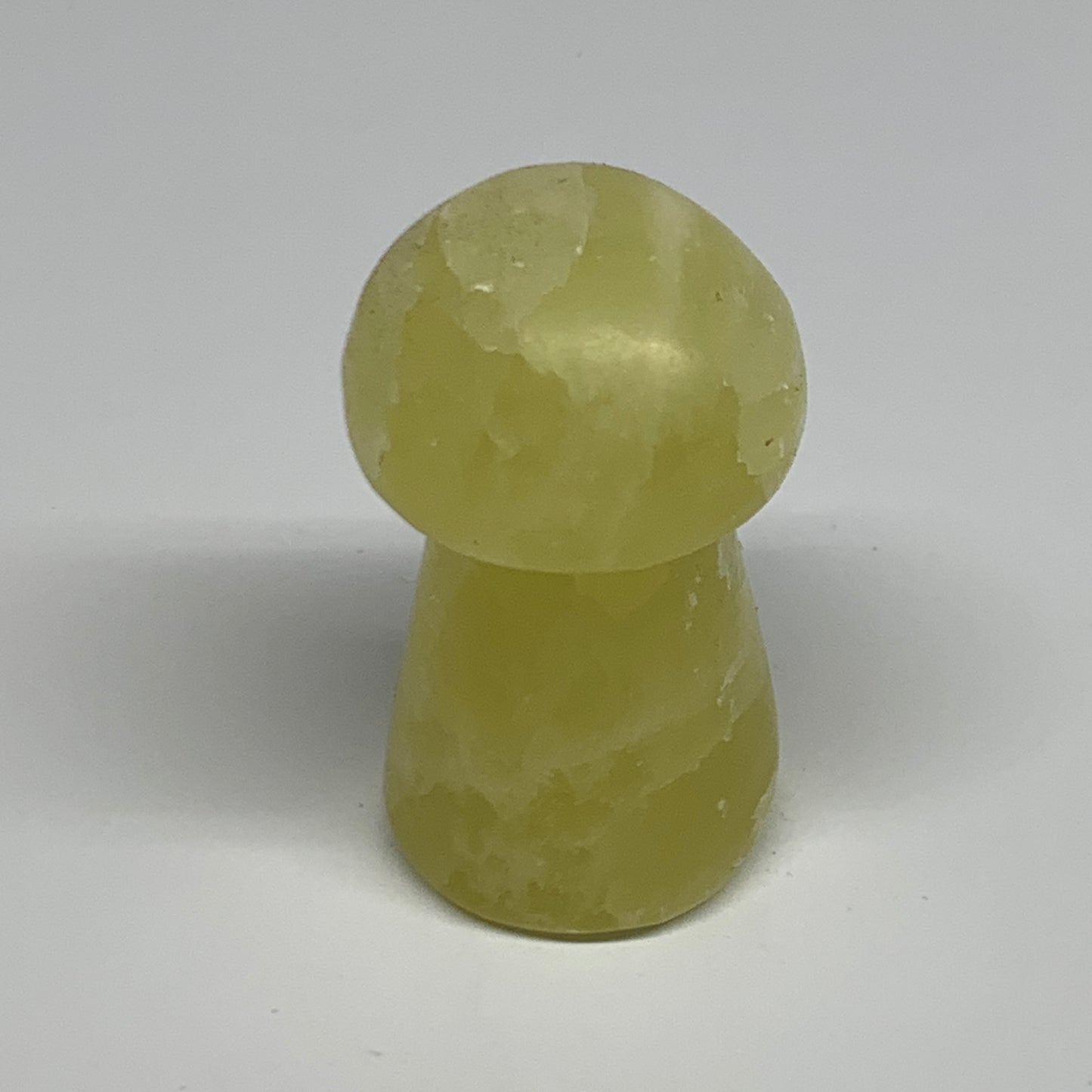 102.6g,2.1"x1.3" Natural Lemon Calcite Mushroom Gemstone @Pakistan, B31692