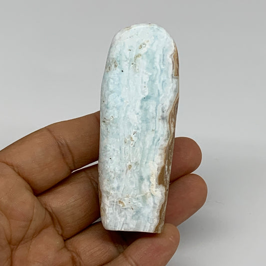 159.9g, 1.7"-2", 3pcs, Caribbean Calcite Egg Polished @Afghanistan, B33686