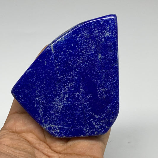 0.60 lbs, 3.7"x2.9"x0.8", Natural Freeform Lapis Lazuli from Afghanistan, B33002