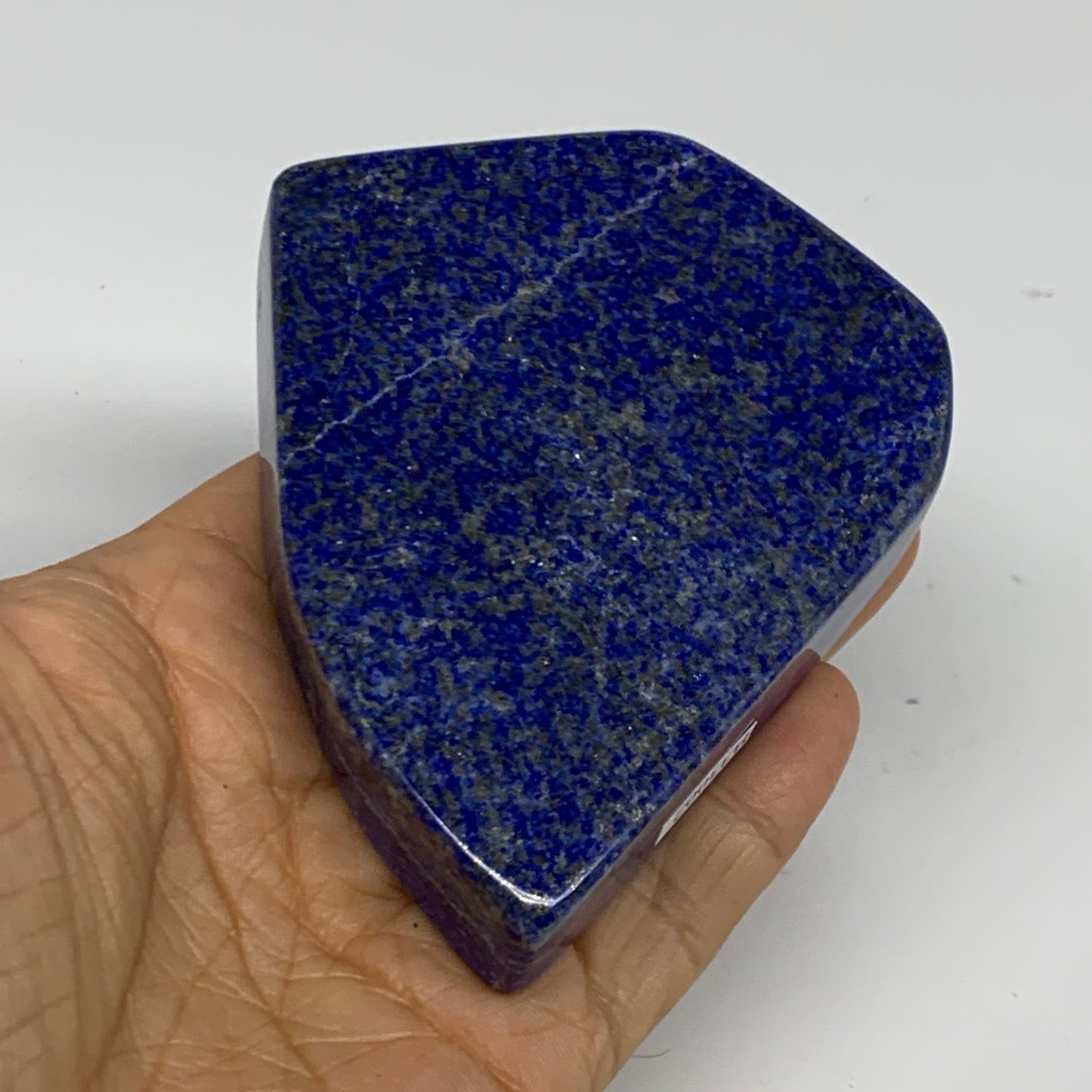 0.60 lbs, 3.7"x2.9"x0.8", Natural Freeform Lapis Lazuli from Afghanistan, B33002