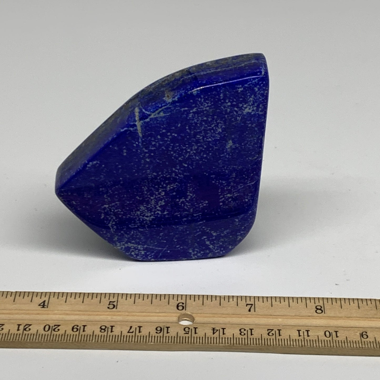 0.60 lbs, 3.7"x2.9"x0.8", Natural Freeform Lapis Lazuli from Afghanistan, B33002