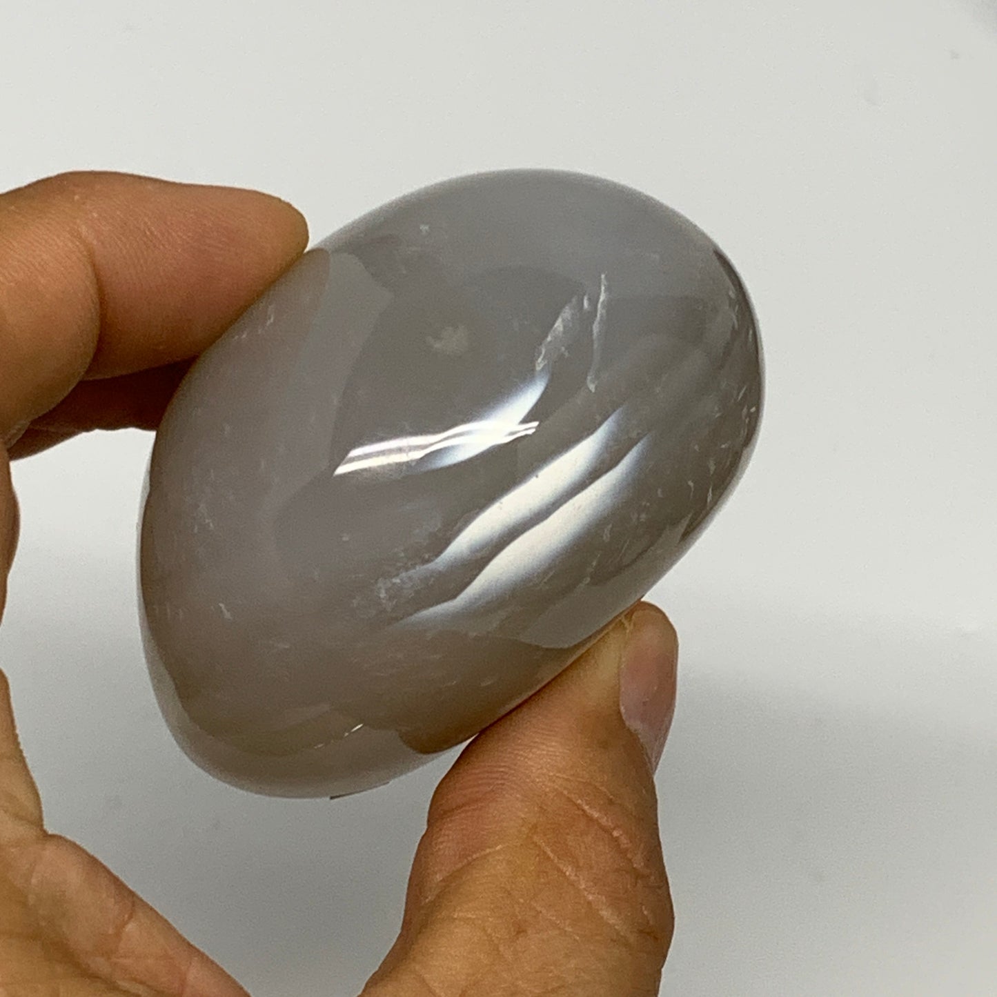 197.2g, 2.5"x2.3"x1.6" Orca Agate Palm-Stone Reiki Energy Crystal Reiki, B28689