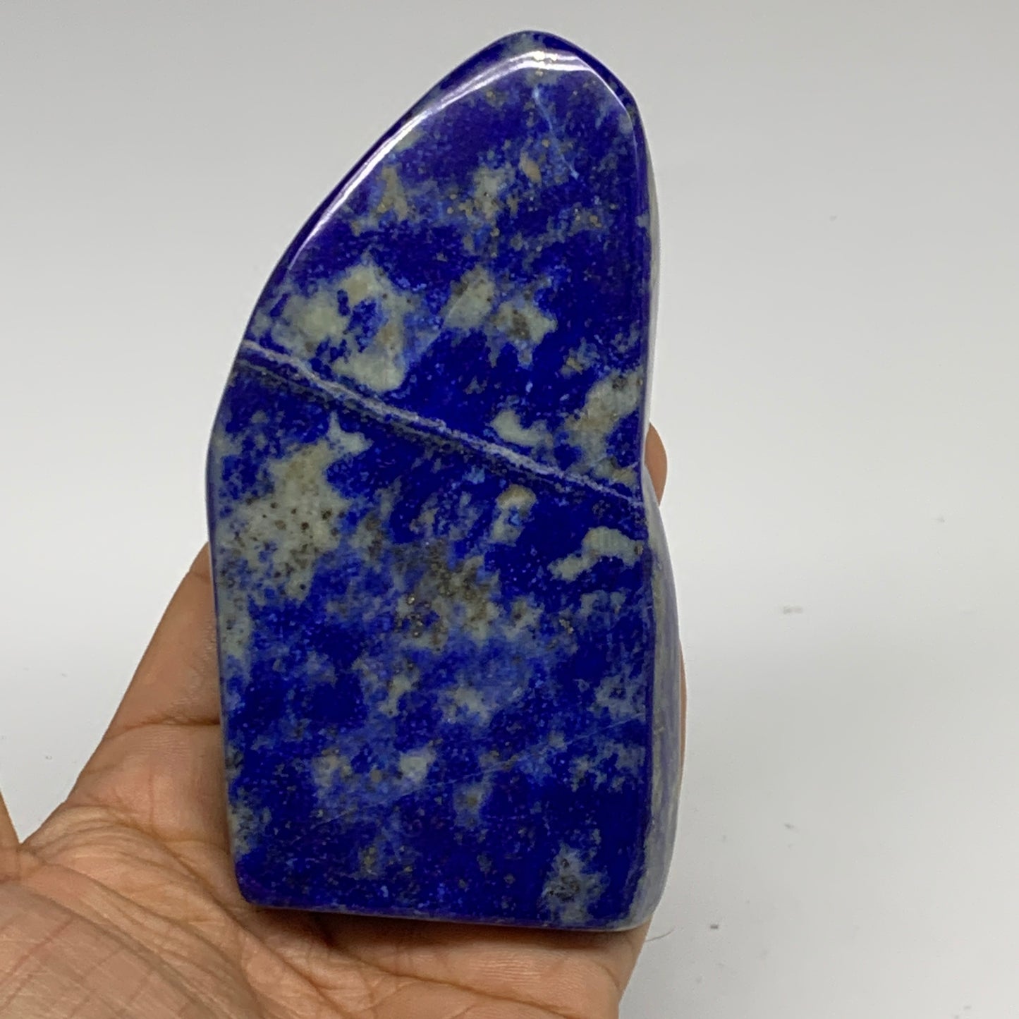 0.65 lbs, 4.5"x2.3"x0.7", Natural Freeform Lapis Lazuli from Afghanistan, B33005