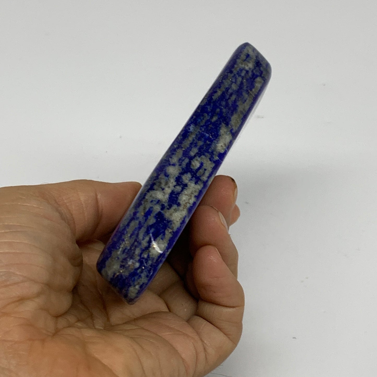 0.65 lbs, 4.5"x2.3"x0.7", Natural Freeform Lapis Lazuli from Afghanistan, B33005