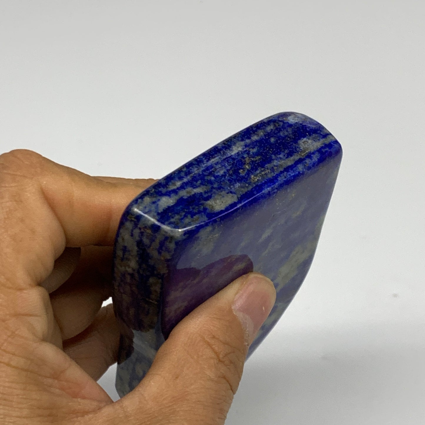 0.65 lbs, 4.5"x2.3"x0.7", Natural Freeform Lapis Lazuli from Afghanistan, B33005