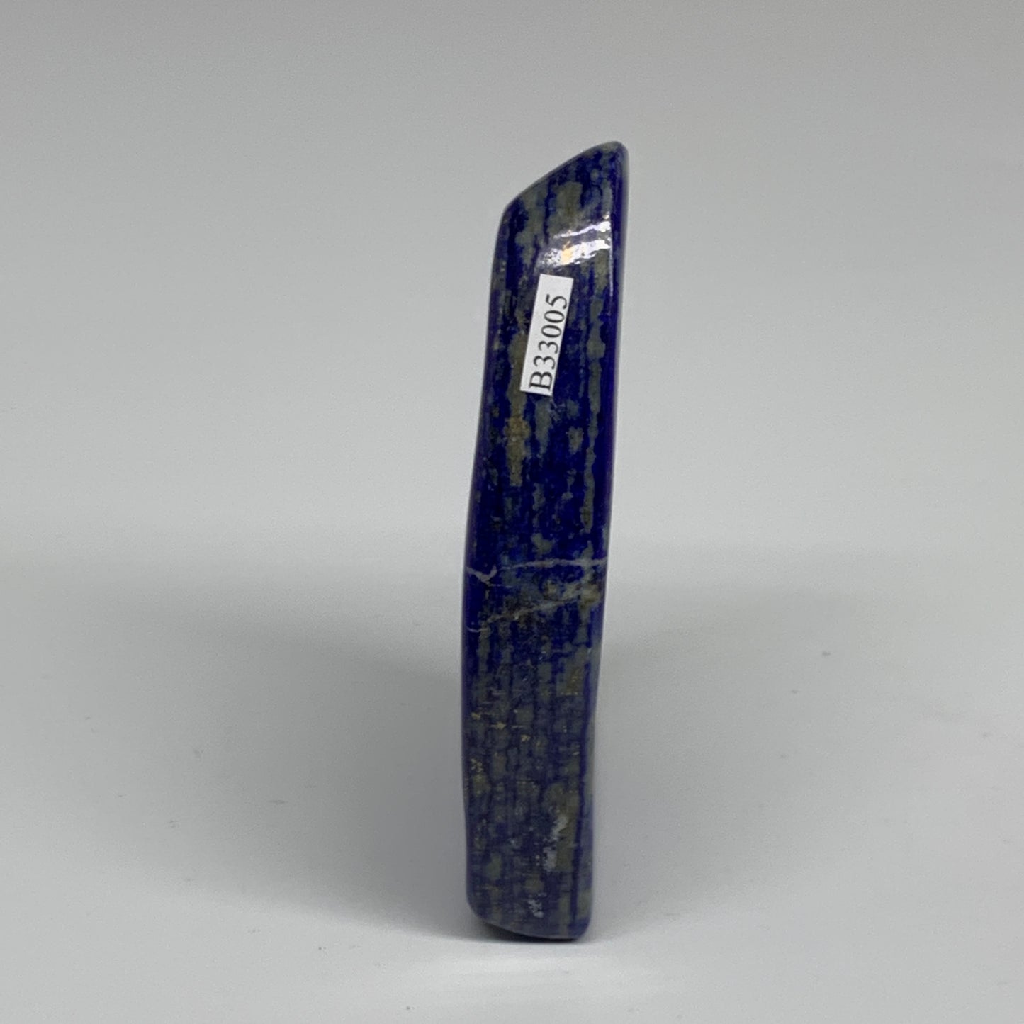 0.65 lbs, 4.5"x2.3"x0.7", Natural Freeform Lapis Lazuli from Afghanistan, B33005