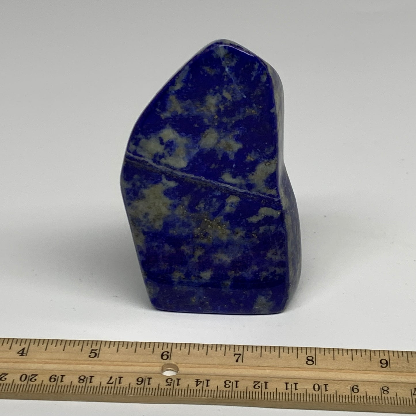 0.65 lbs, 4.5"x2.3"x0.7", Natural Freeform Lapis Lazuli from Afghanistan, B33005