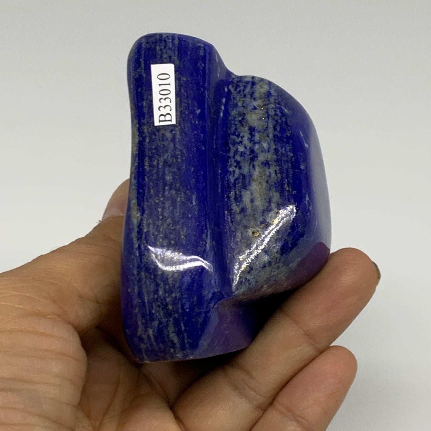 0.60 lbs, 3"x1.8"x1.7", Natural Freeform Lapis Lazuli from Afghanistan, B33010