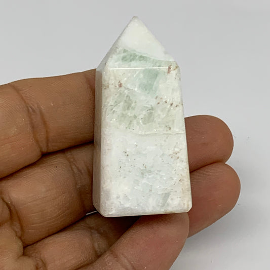 45.6g, 1.9"x0.9", Caribbean Calcite Tower Gemstone @Afghanistan, B33715