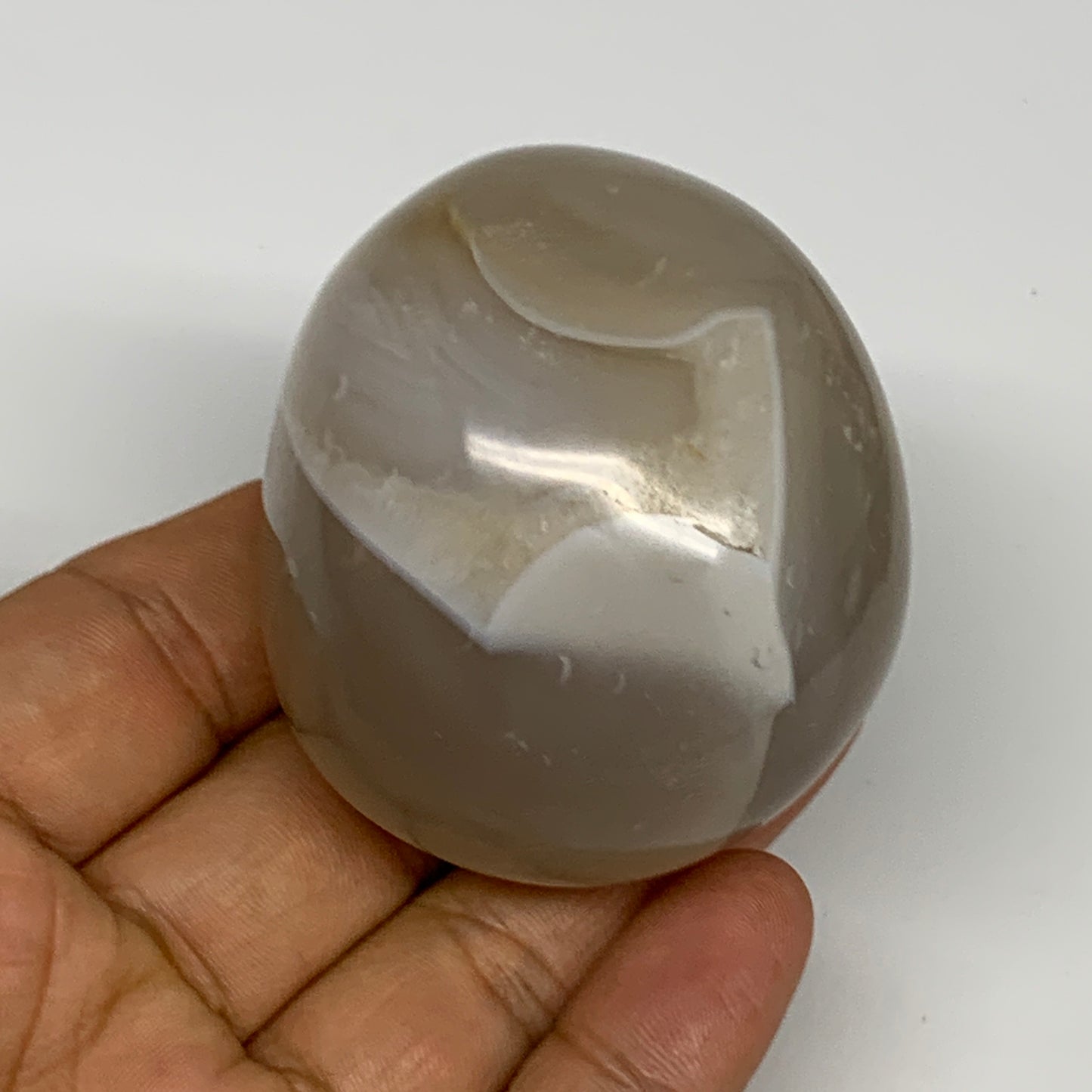 170.6g, 2.3"x1.9"x1.6" Orca Agate Palm-Stone Reiki Energy Crystal Reiki, B28664
