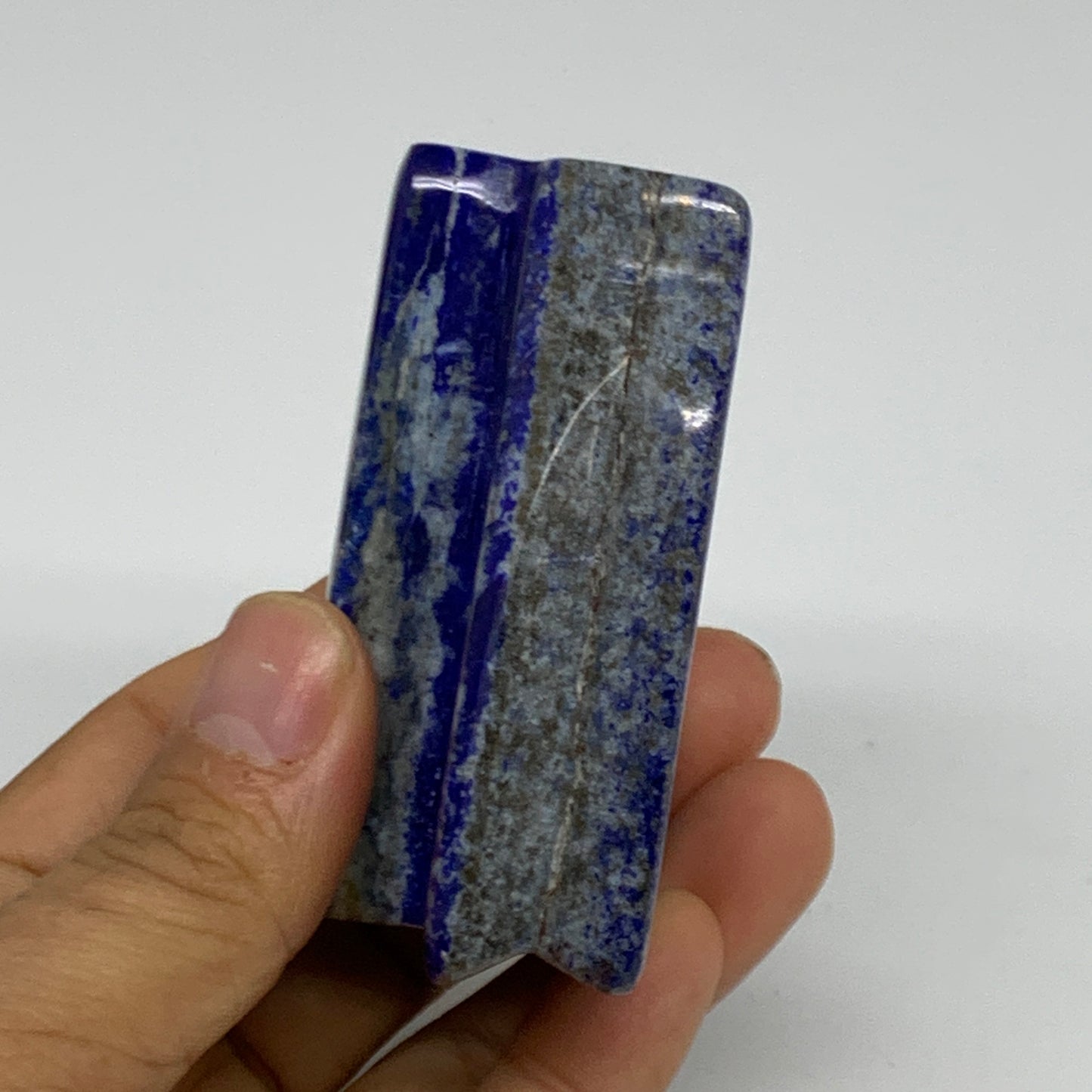 0.45 lbs, 2.7"x1.9"x1.3", Natural Freeform Lapis Lazuli from Afghanistan, B33033