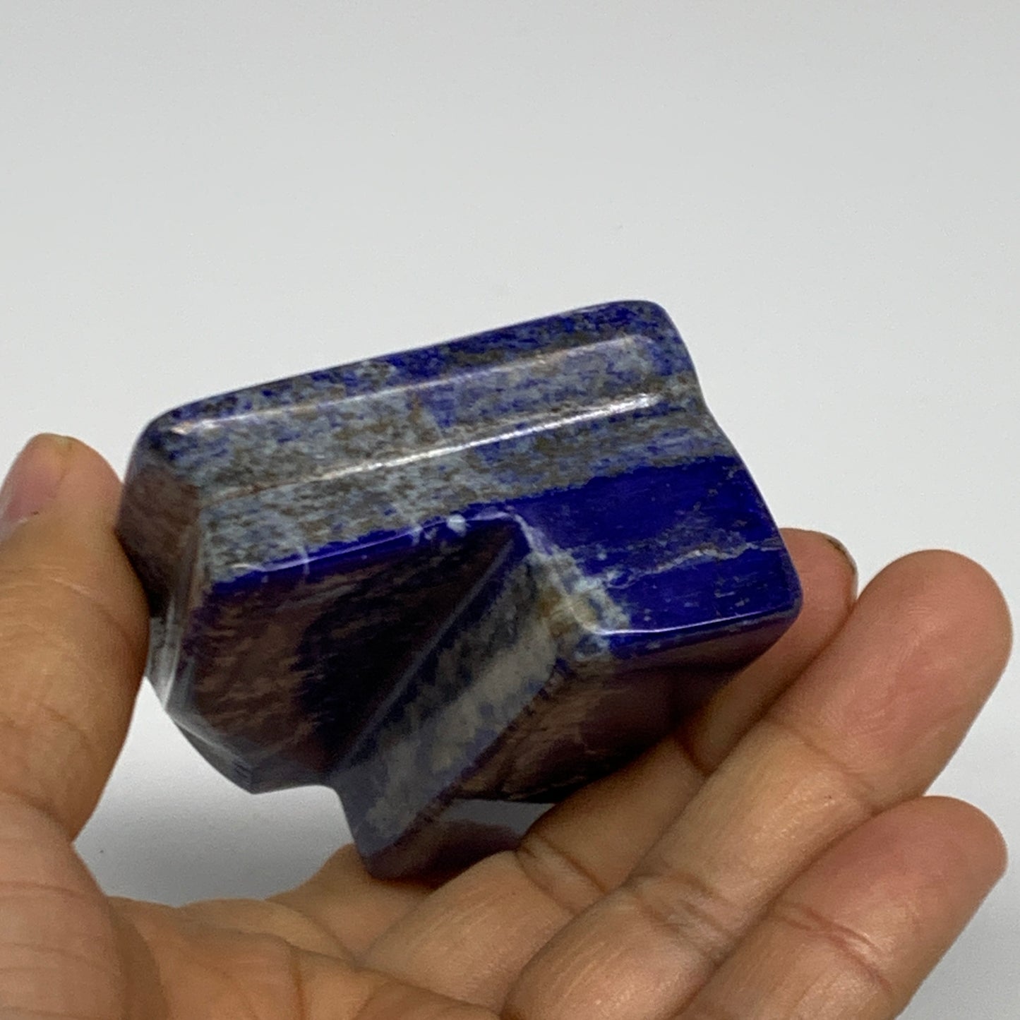 0.45 lbs, 2.7"x1.9"x1.3", Natural Freeform Lapis Lazuli from Afghanistan, B33033