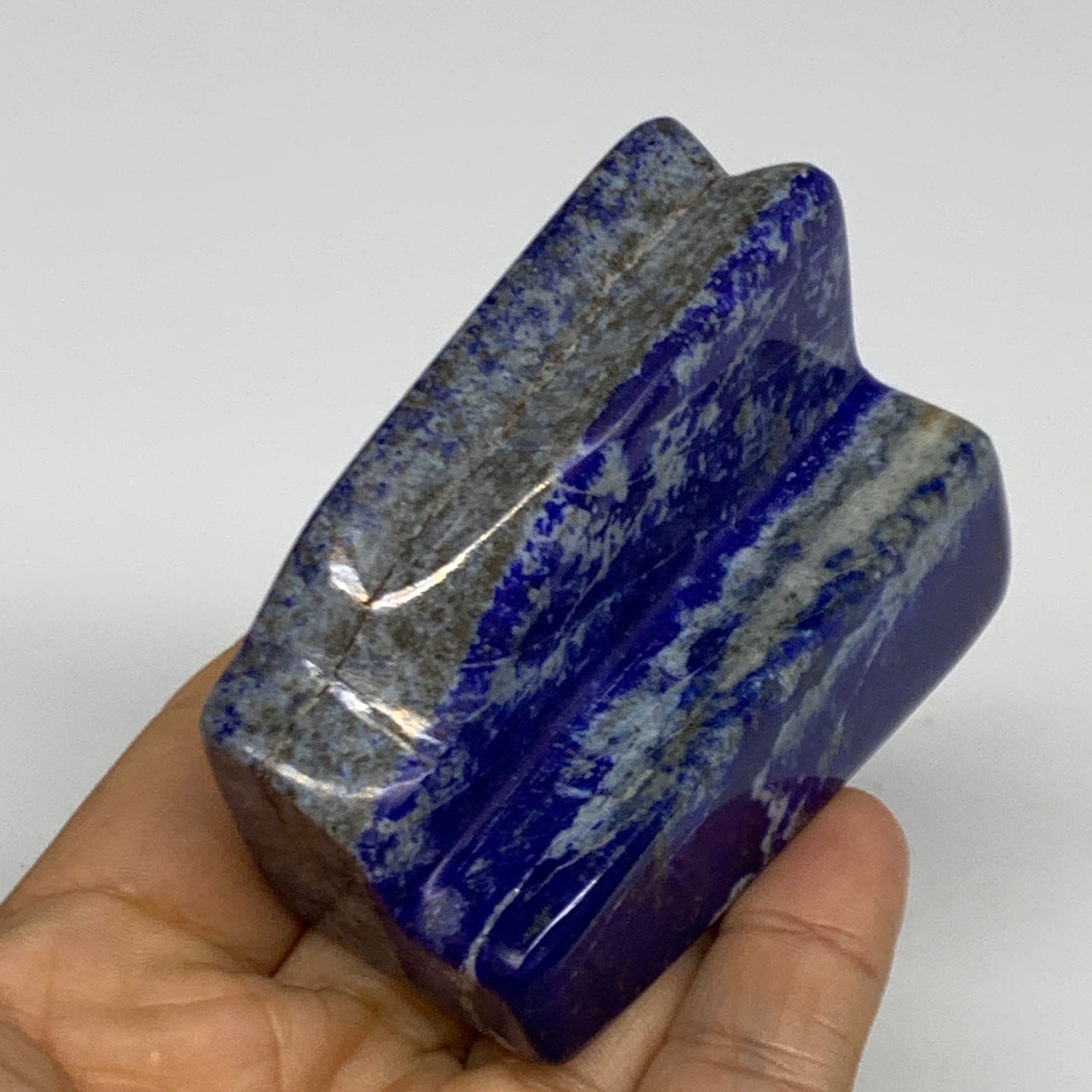 0.45 lbs, 2.7"x1.9"x1.3", Natural Freeform Lapis Lazuli from Afghanistan, B33033