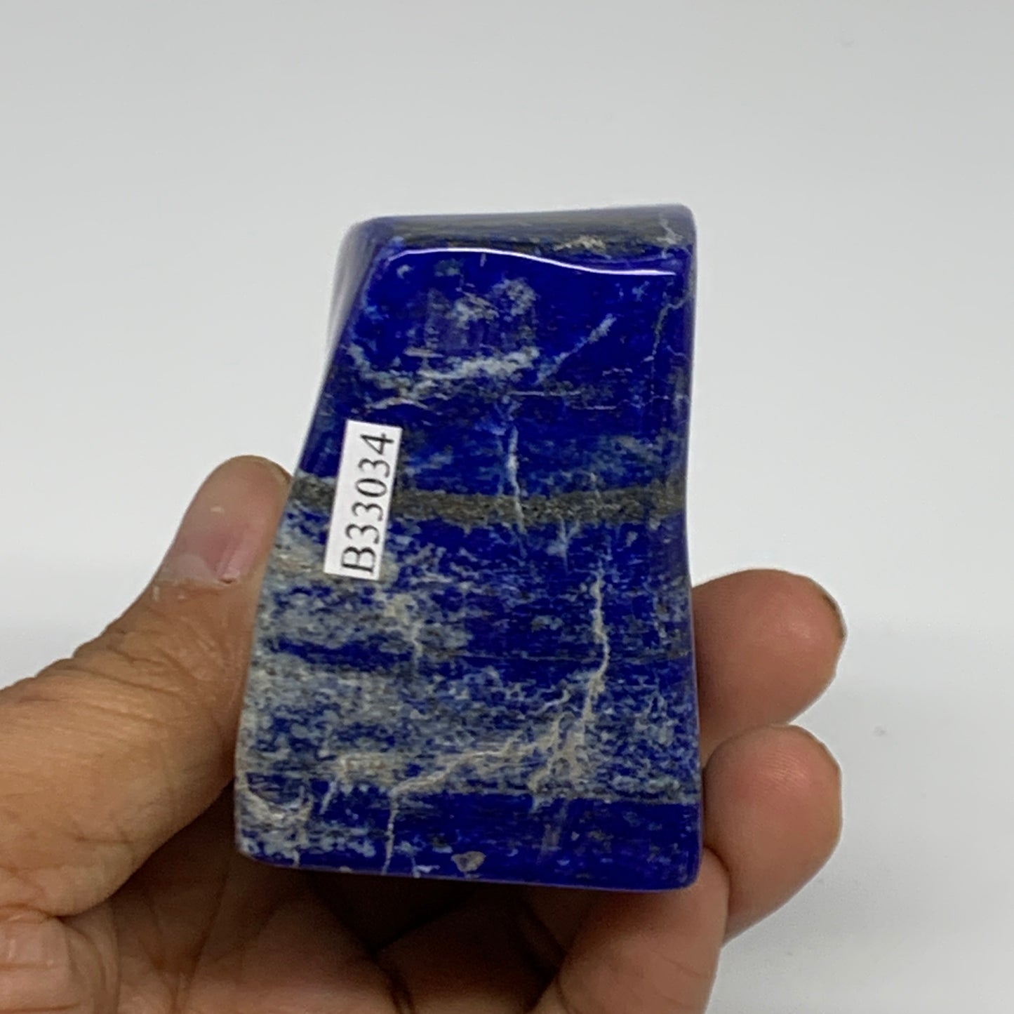 0.56 lbs, 2.2"x1.8"x1.6", Natural Freeform Lapis Lazuli from Afghanistan, B33034