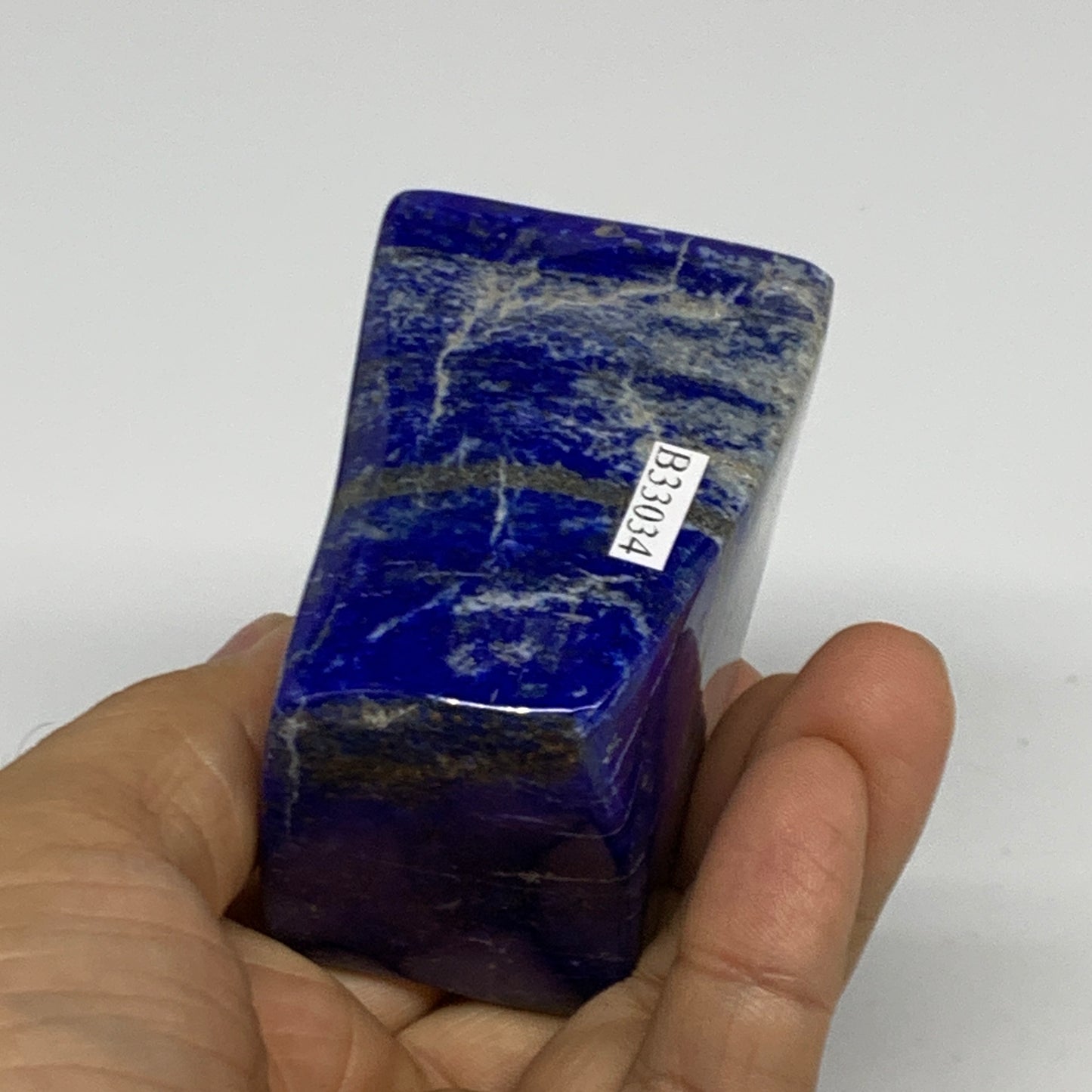 0.56 lbs, 2.2"x1.8"x1.6", Natural Freeform Lapis Lazuli from Afghanistan, B33034