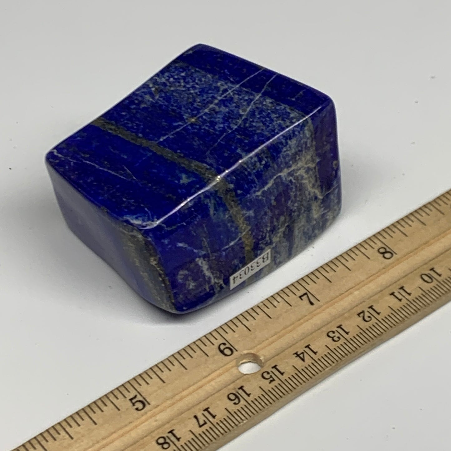 0.56 lbs, 2.2"x1.8"x1.6", Natural Freeform Lapis Lazuli from Afghanistan, B33034