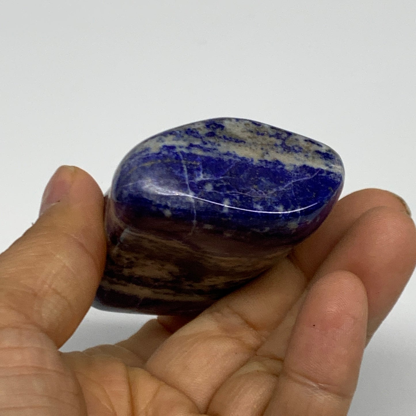 0.34 lbs, 2.8"x1.7"x1", Natural Freeform Lapis Lazuli from Afghanistan, B33036