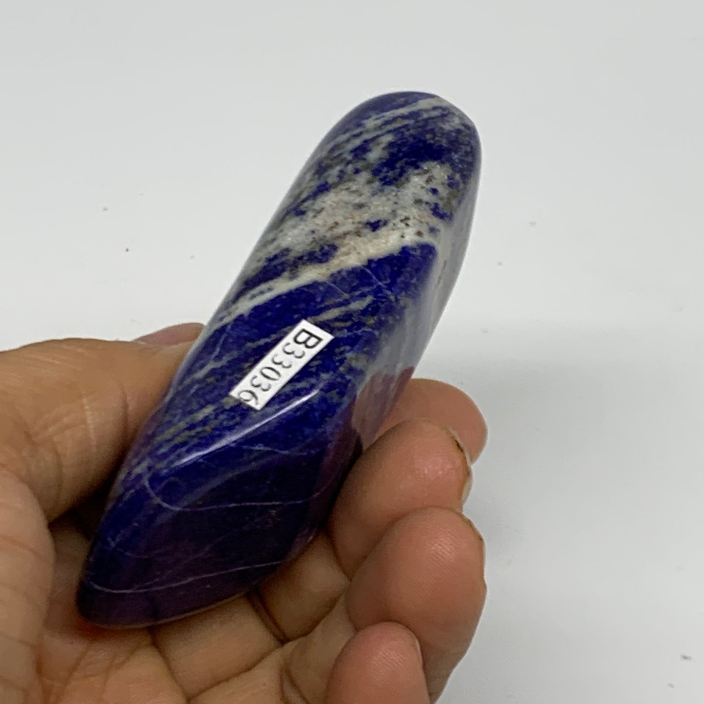 0.34 lbs, 2.8"x1.7"x1", Natural Freeform Lapis Lazuli from Afghanistan, B33036