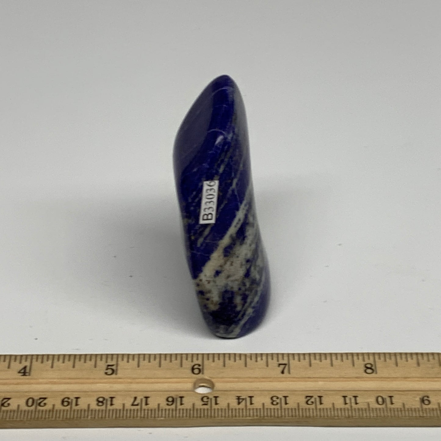 0.34 lbs, 2.8"x1.7"x1", Natural Freeform Lapis Lazuli from Afghanistan, B33036