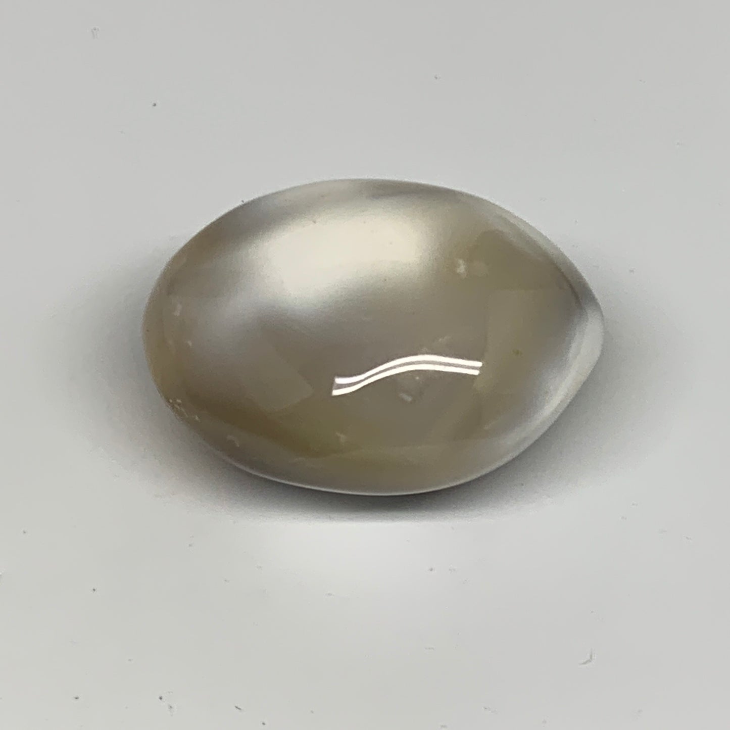 120.2g, 2.3"x1.9"x1.3" Orca Agate Palm-Stone Reiki Energy Crystal Reiki, B28655