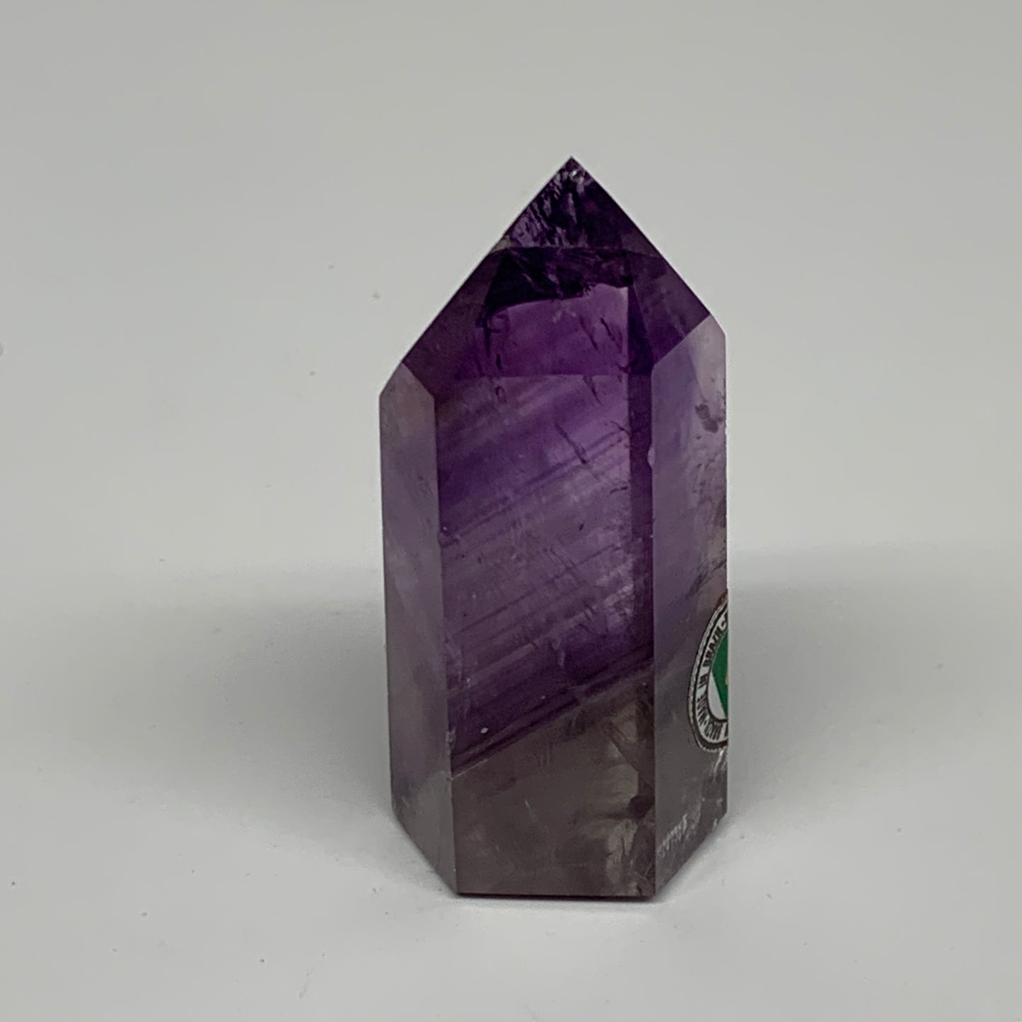 50g, 2.2"x1"x0.8", Natural Amethyst Tower Point Obelisk @Brazil, B32341