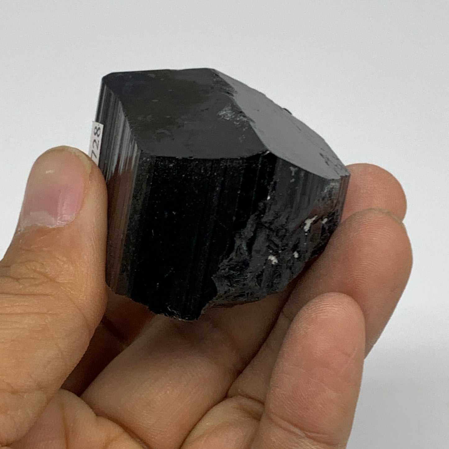 121.7g, 1.3"x2.1"x1.7", Black Tourmaline Phosphorus Mineral Specimen, B33728