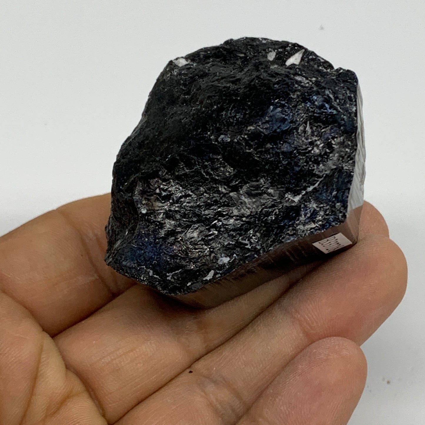 121.7g, 1.3"x2.1"x1.7", Black Tourmaline Phosphorus Mineral Specimen, B33728