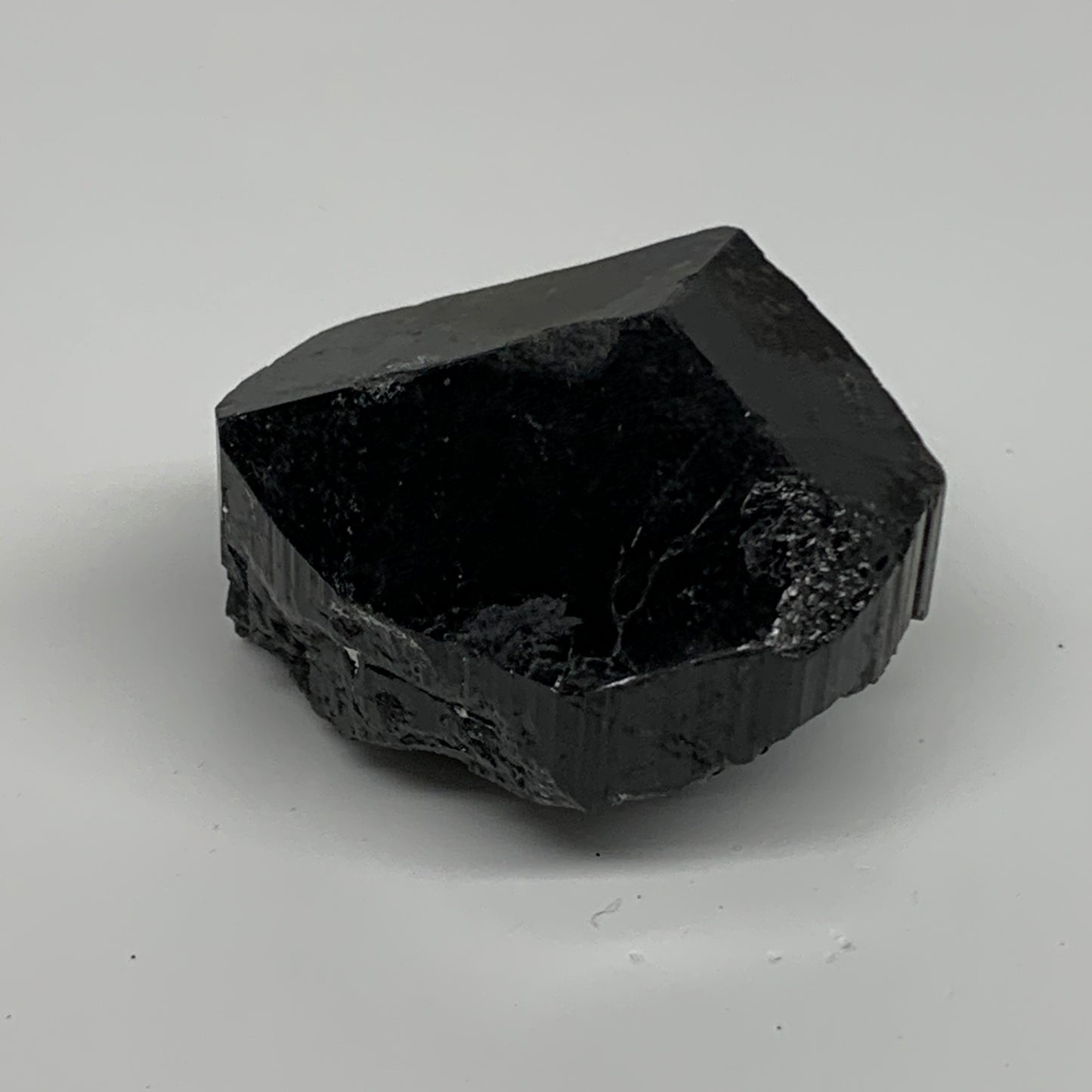 121.7g, 1.3"x2.1"x1.7", Black Tourmaline Phosphorus Mineral Specimen, B33728