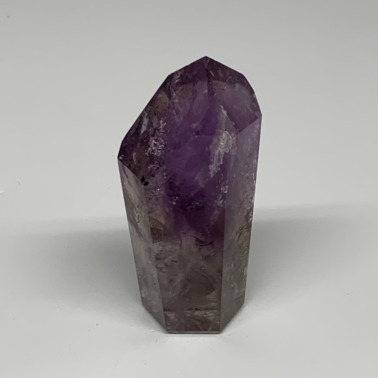 97.5g, 2.9"x1.4"x0.9", Natural Amethyst Tower Point Obelisk @Brazil, B32346