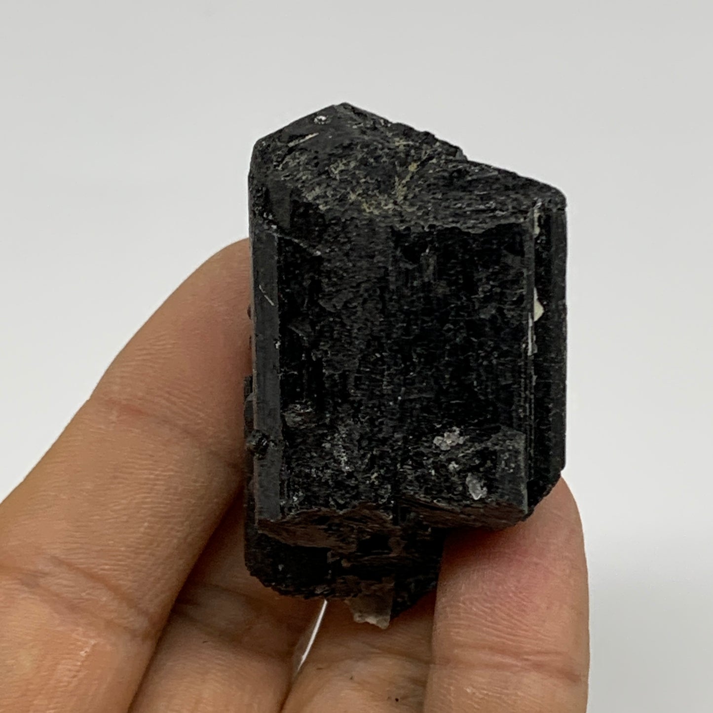 61g, 2"x1.1"x1.1", Natural Black Tourmaline Mineral Specimen, B33734