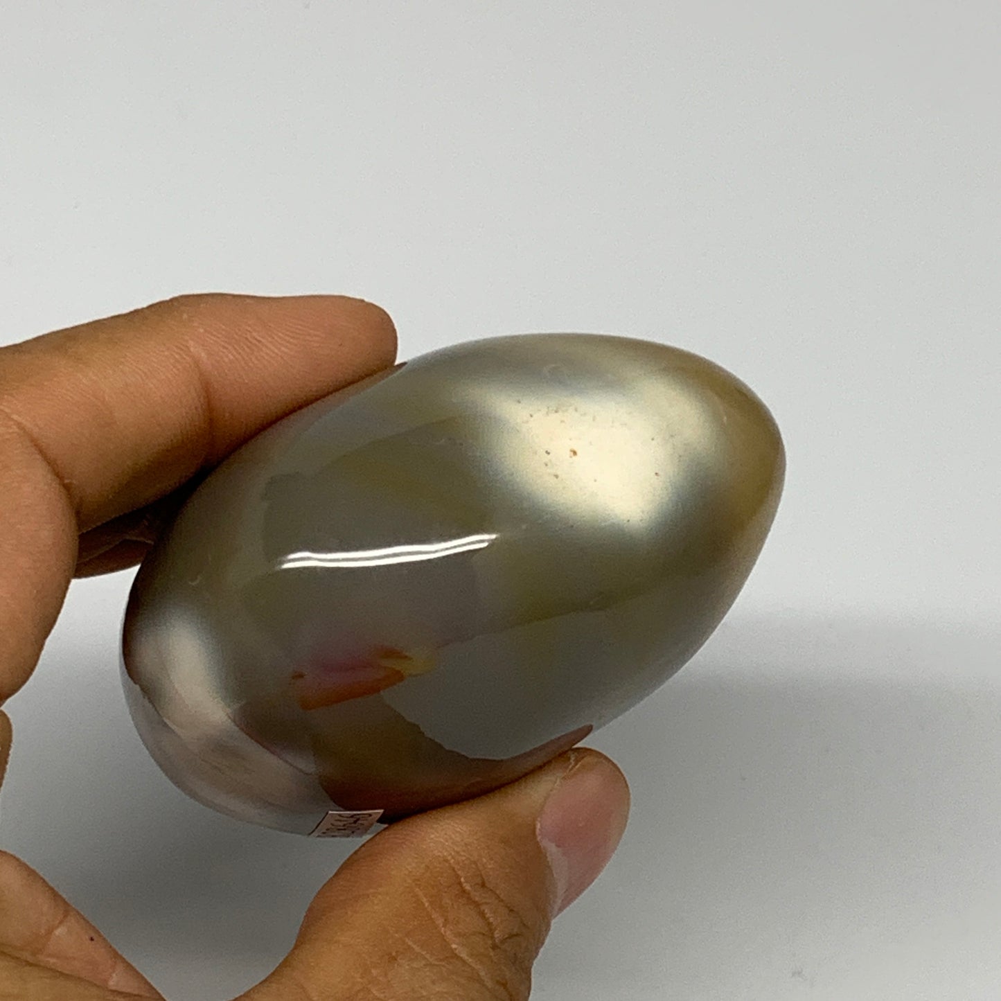 208.2g, 2.7"x2.5"x1.4" Orca Agate Palm-Stone Reiki Energy Crystal Reiki, B28646