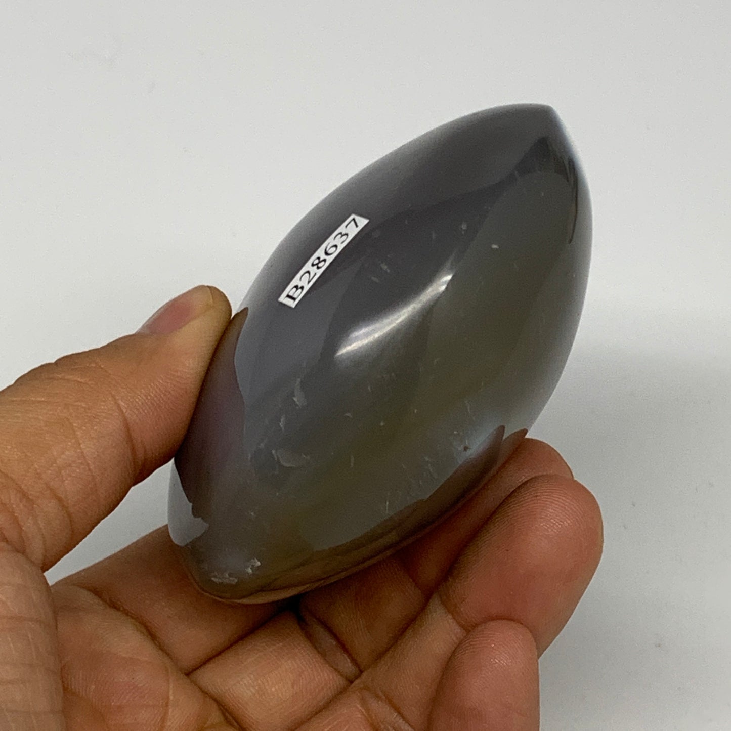 259.9g, 3"x2.6"x1.6" Orca Agate Palm-Stone Reiki Energy Crystal Reiki, B28637