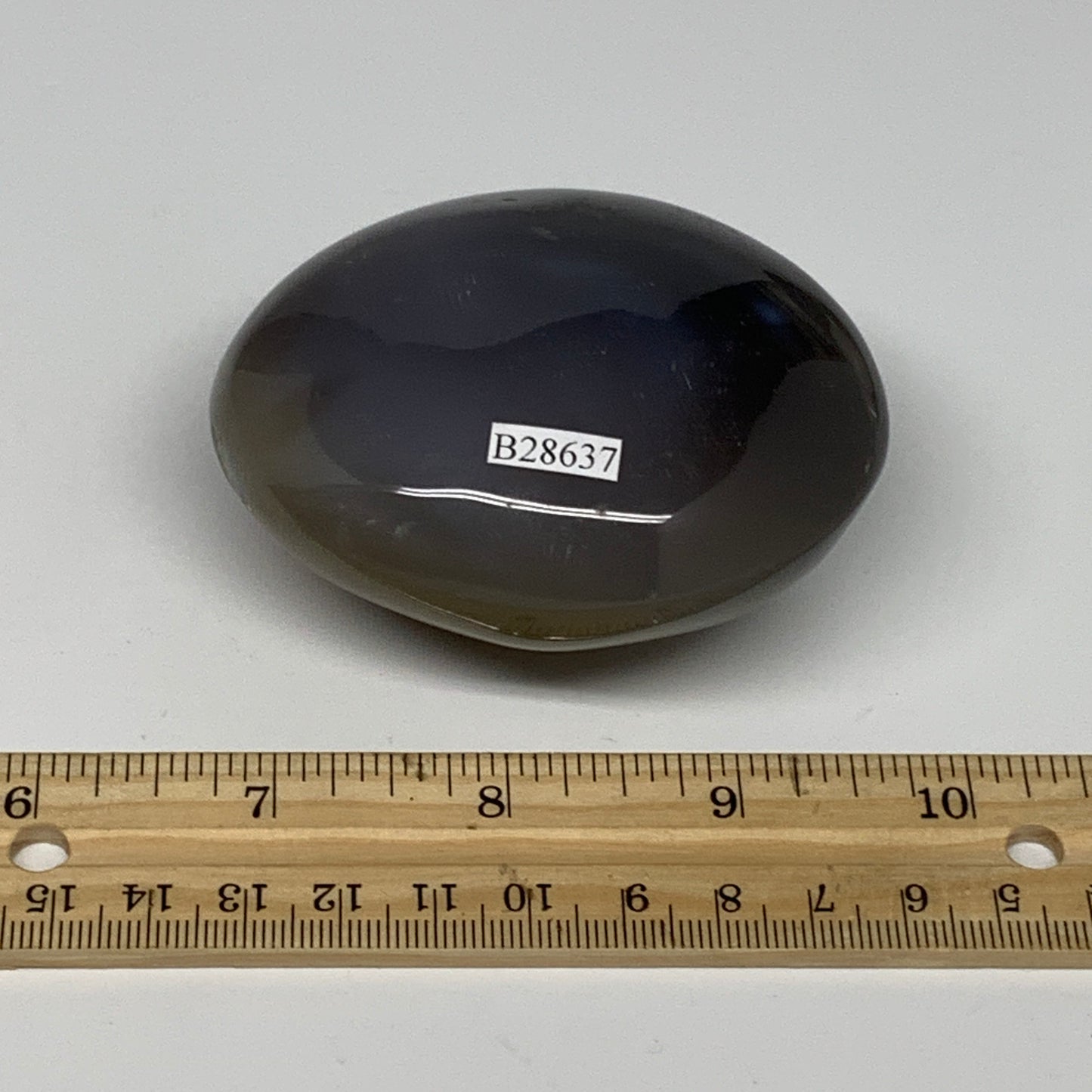 259.9g, 3"x2.6"x1.6" Orca Agate Palm-Stone Reiki Energy Crystal Reiki, B28637