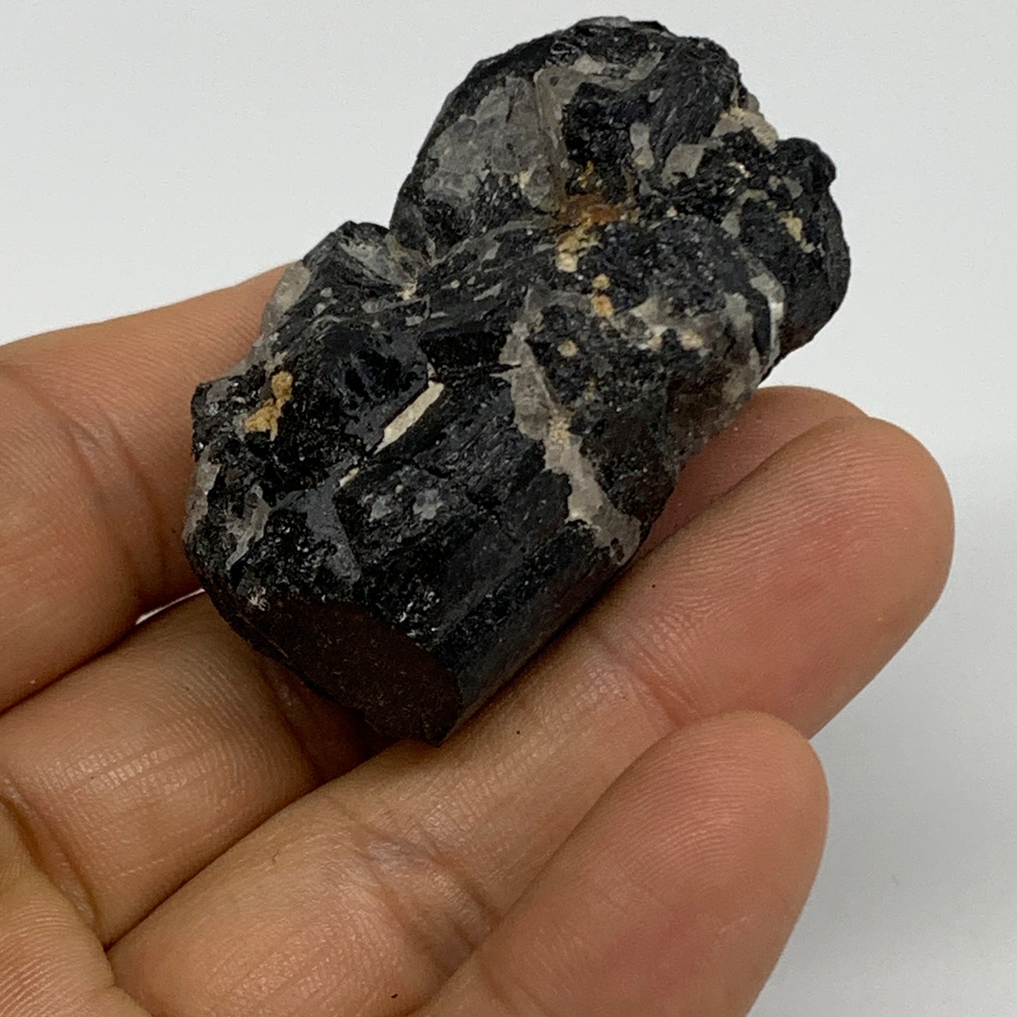 62.6g, 2.1"x1.3"x1.1", Natural Black Tourmaline Mineral Specimen, B33742