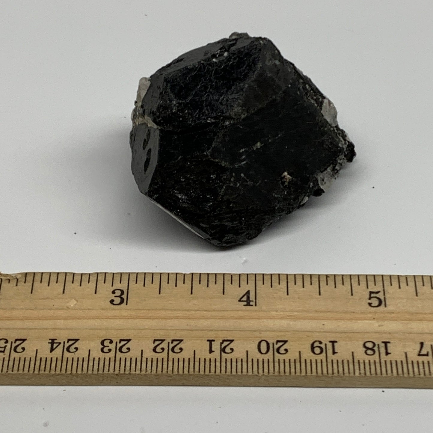 91.7g, 2"x1.5"x1.5", Natural Black Tourmaline Mineral Specimen, B33743