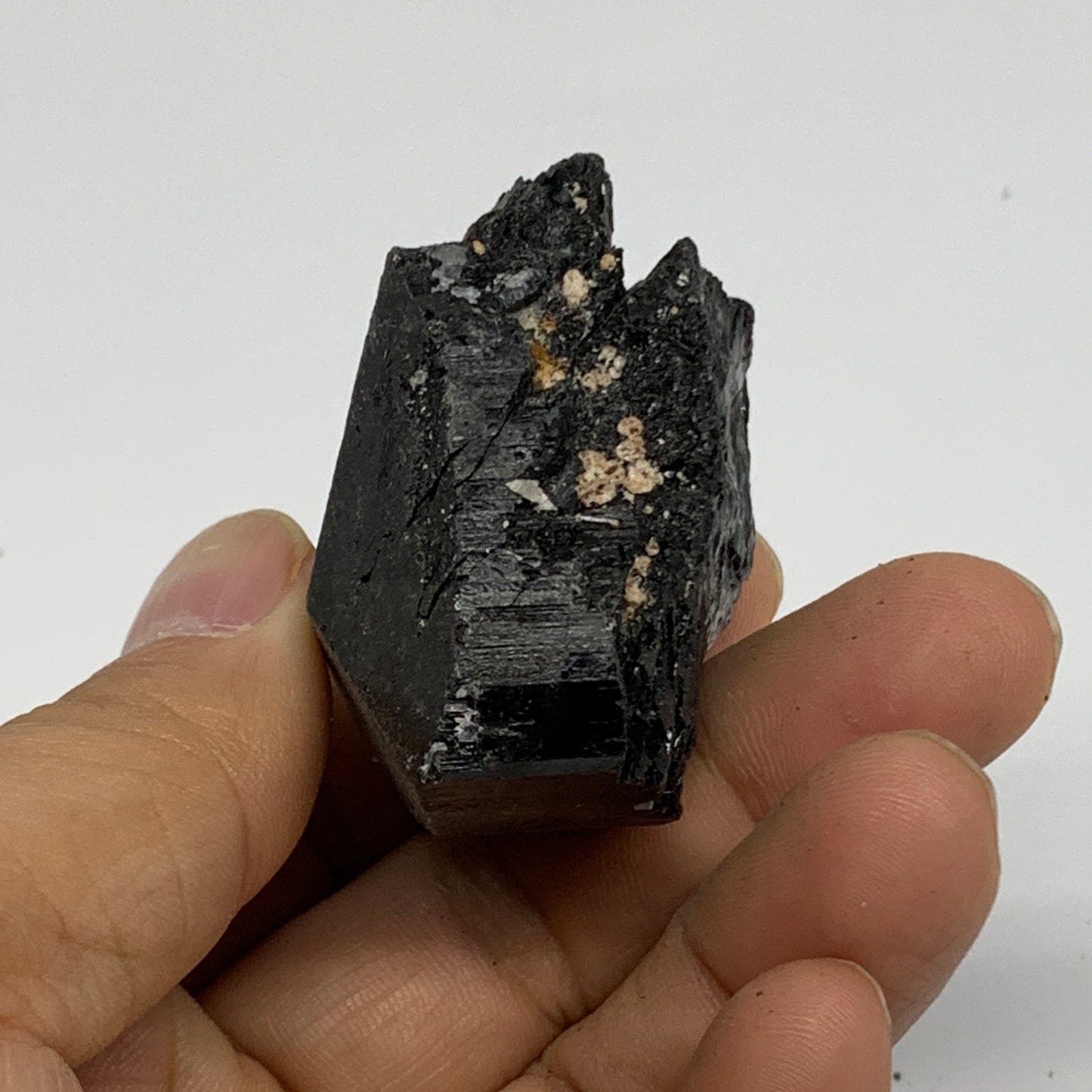 75.9g, 2"x1.5"x1", Natural Black Tourmaline Mineral Specimen, B33746