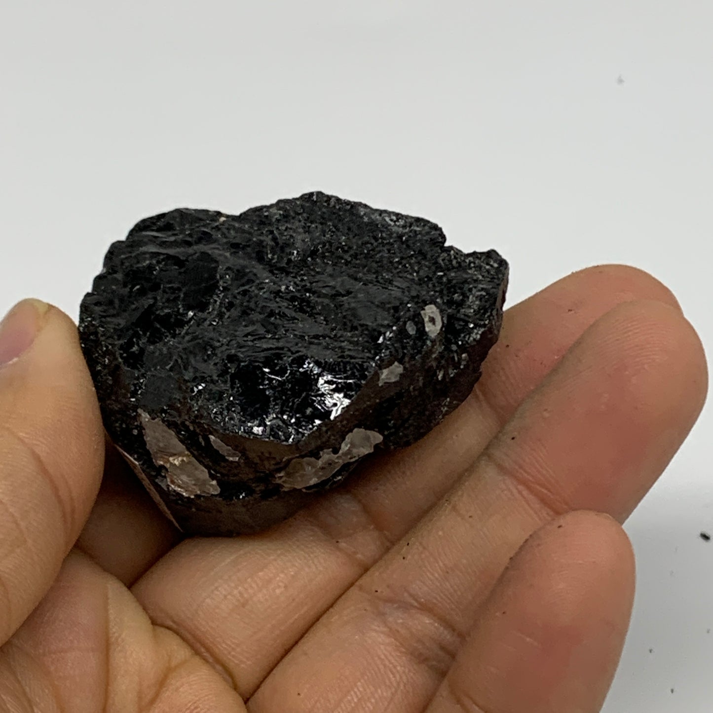 75.9g, 2"x1.5"x1", Natural Black Tourmaline Mineral Specimen, B33746