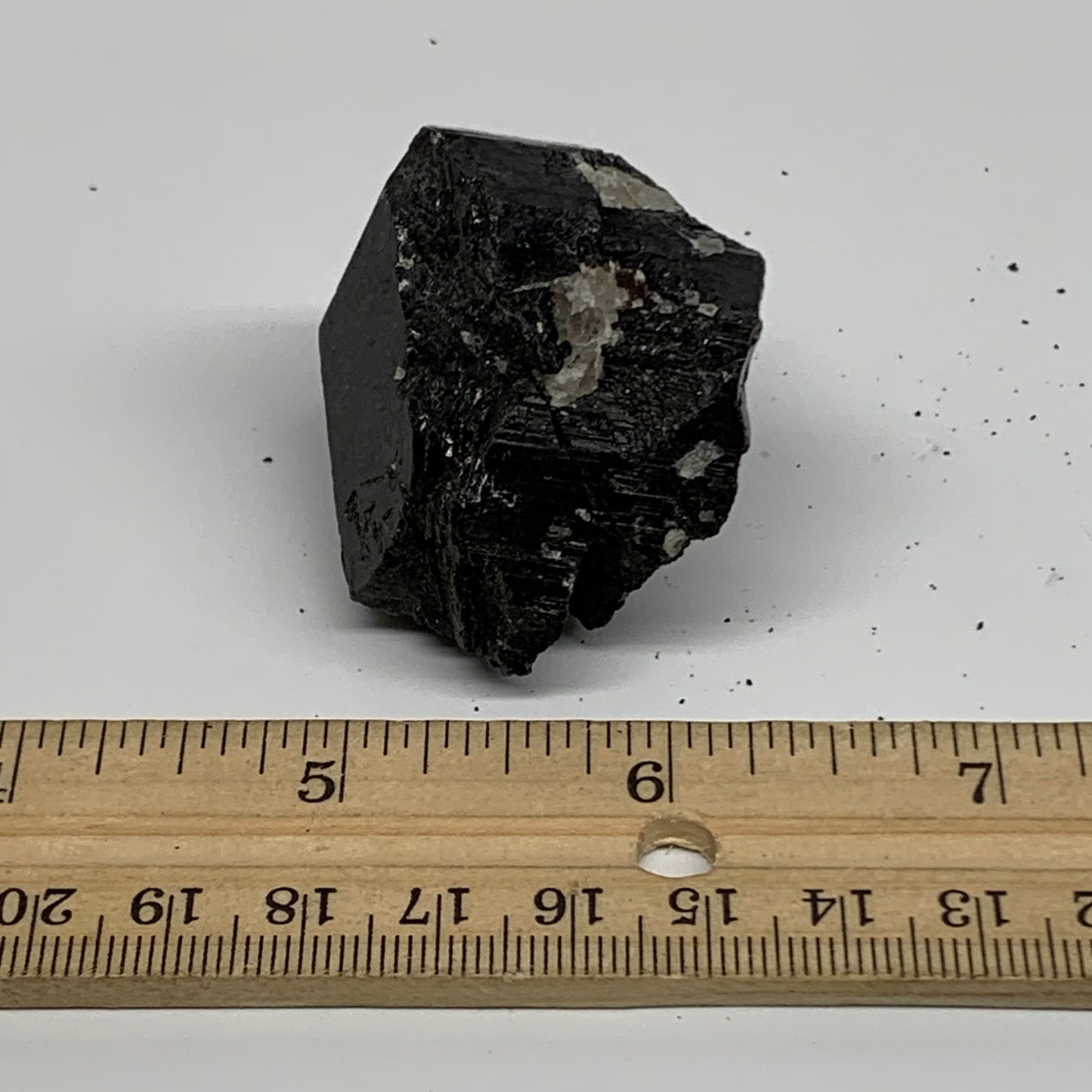 75.9g, 2"x1.5"x1", Natural Black Tourmaline Mineral Specimen, B33746