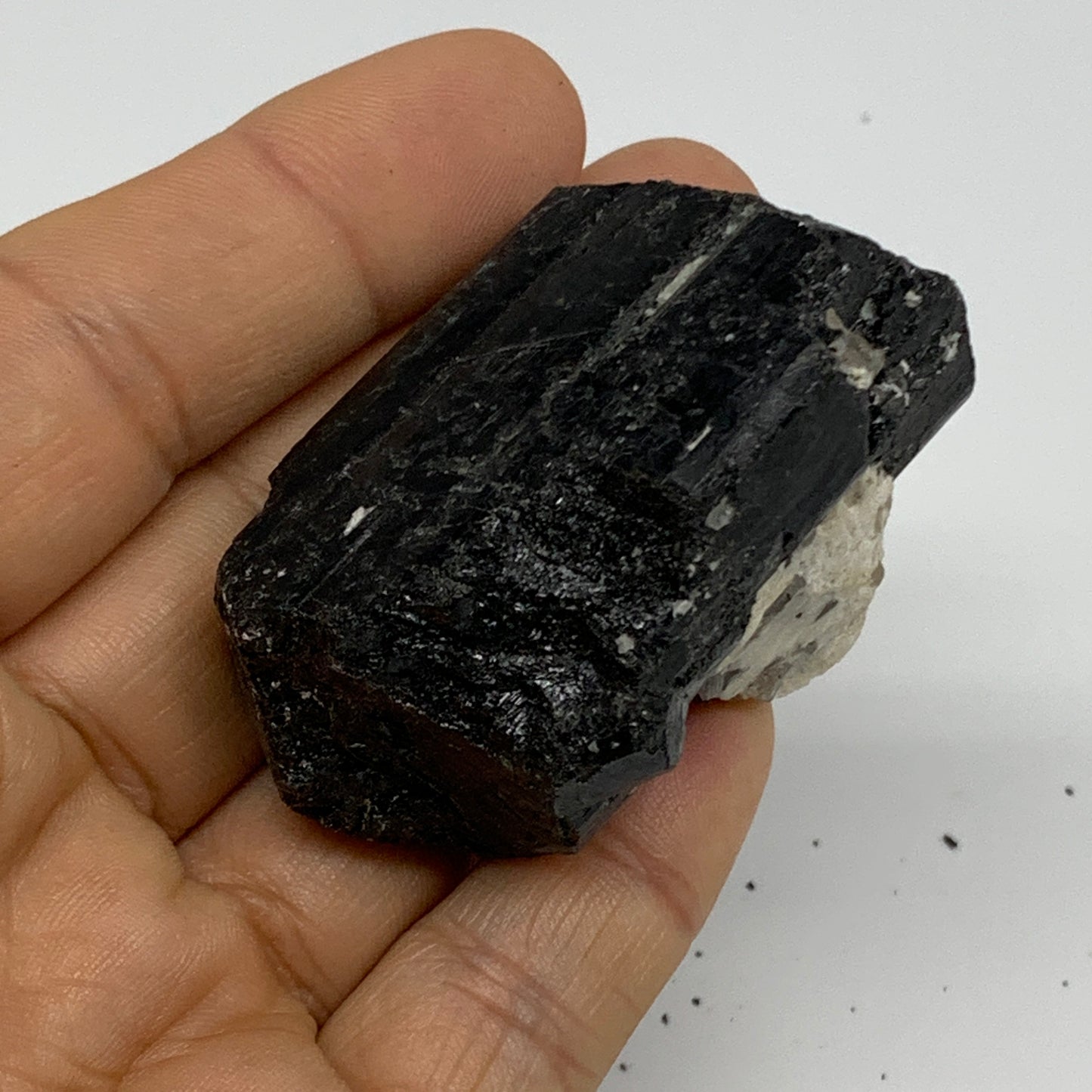 84.1g, 2.2"x1.3"x1.2", Natural Black Tourmaline Mineral Specimen, B33747