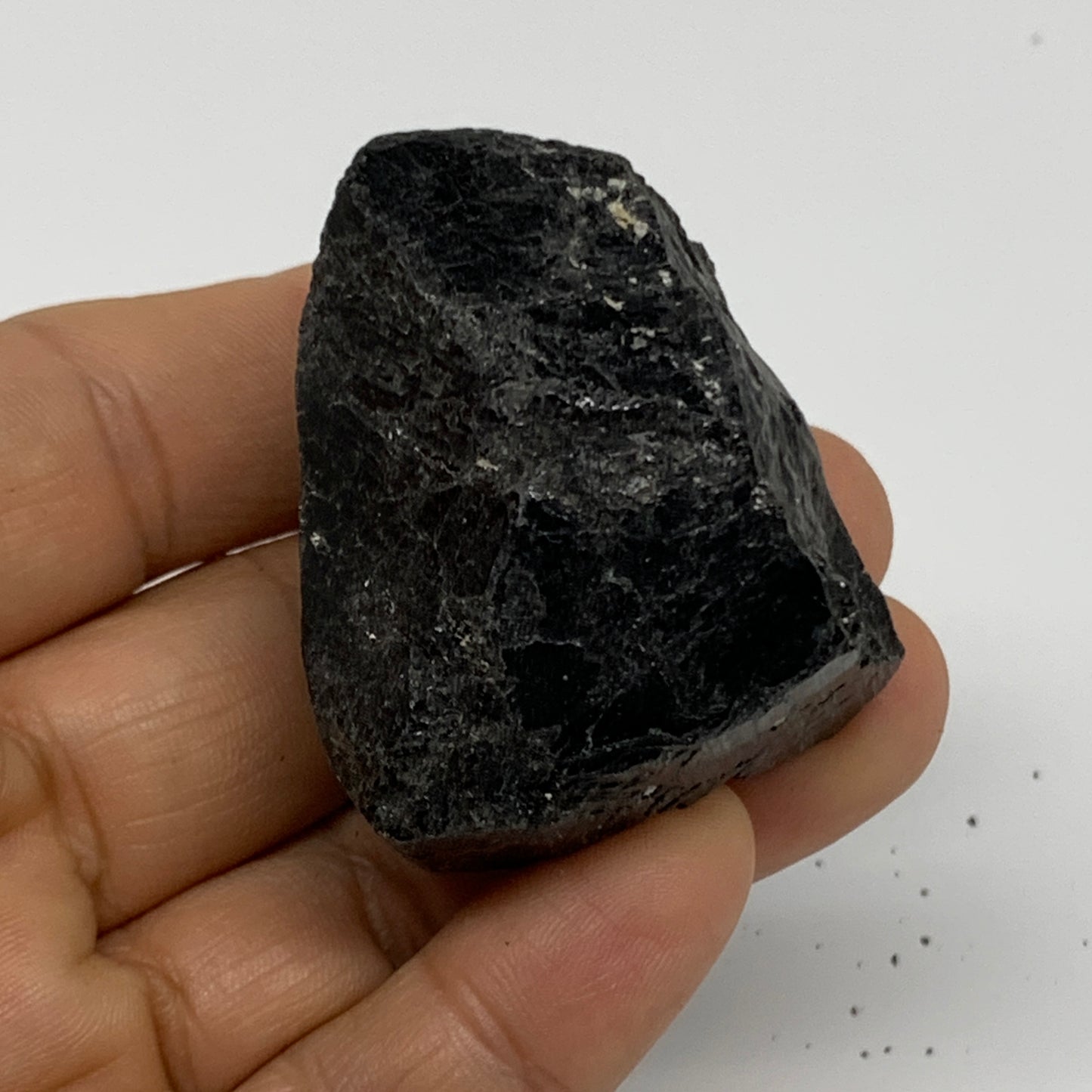 75.8g, 1.2"x1.8"x1.3", Natural Black Tourmaline Mineral Specimen, B33748