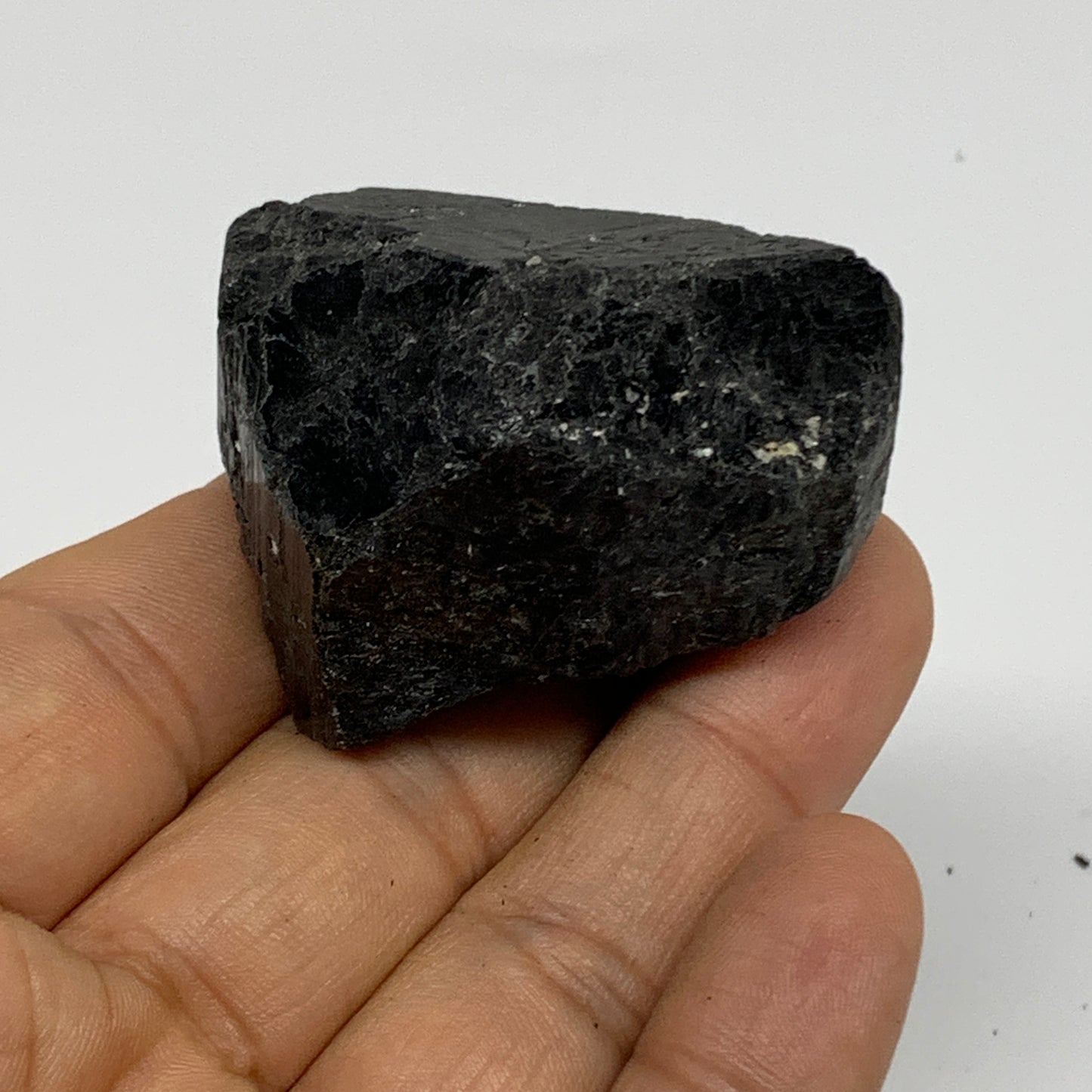 75.8g, 1.2"x1.8"x1.3", Natural Black Tourmaline Mineral Specimen, B33748