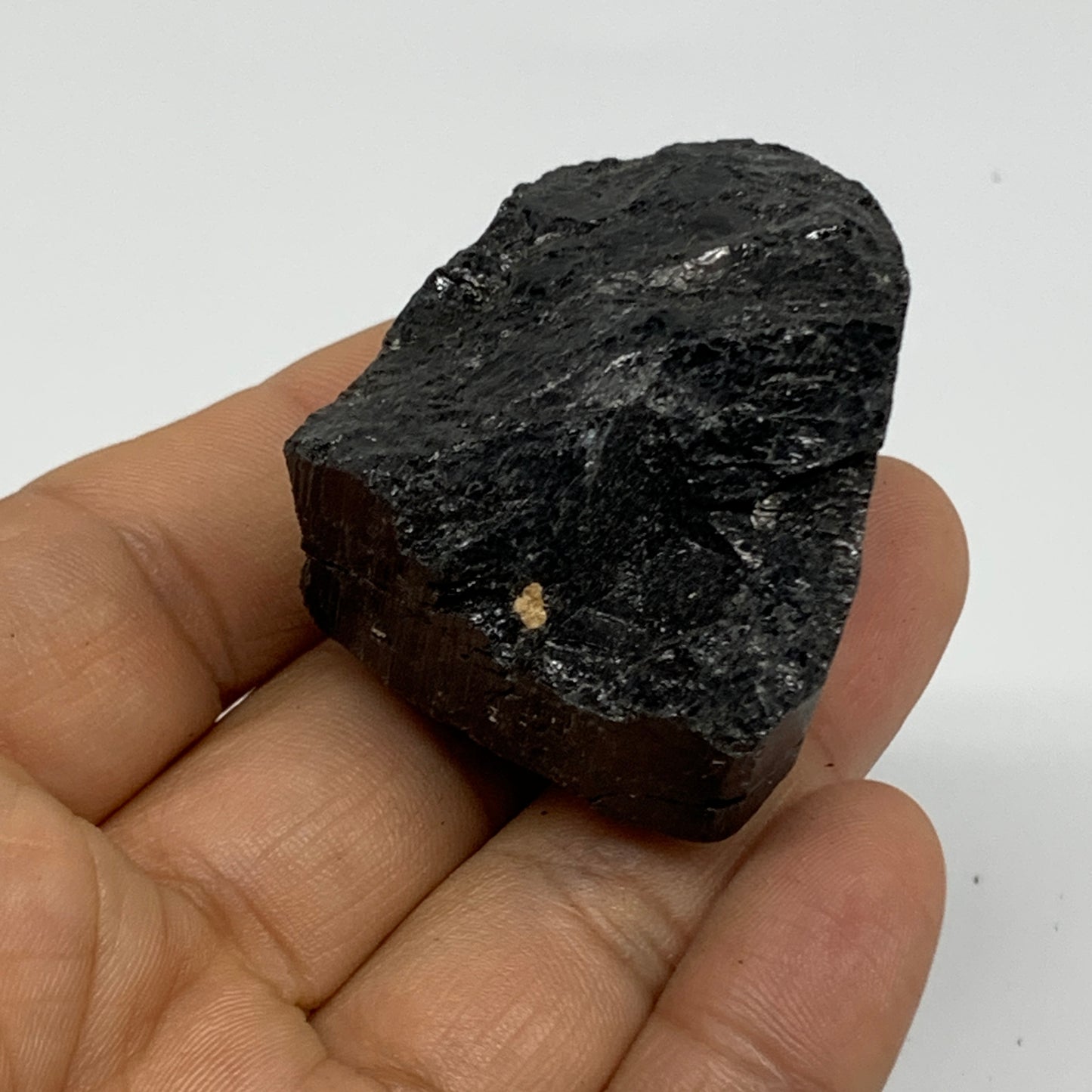 75.8g, 1.2"x1.8"x1.3", Natural Black Tourmaline Mineral Specimen, B33748