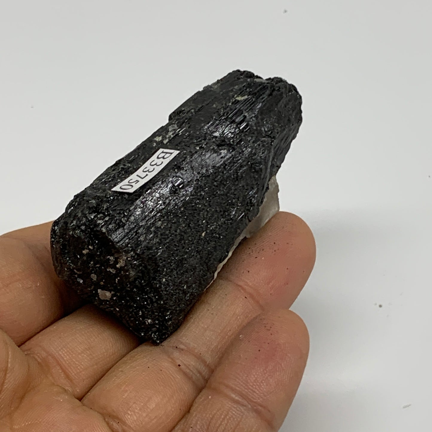 83.9g, 2.4"x1.4"x1", Natural Black Tourmaline Mineral Specimen, B33750