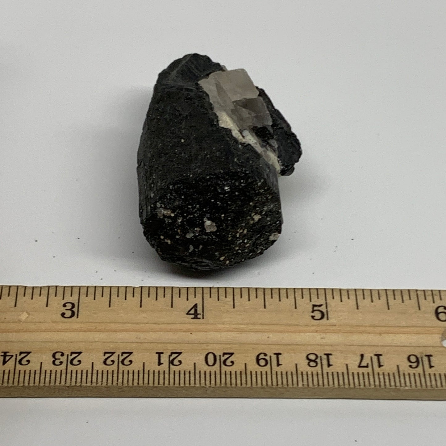 83.9g, 2.4"x1.4"x1", Natural Black Tourmaline Mineral Specimen, B33750