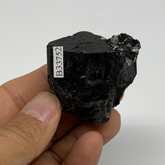 73.8g, 1.7"x1.6"x1.2", Natural Black Tourmaline Mineral Specimen, B33752