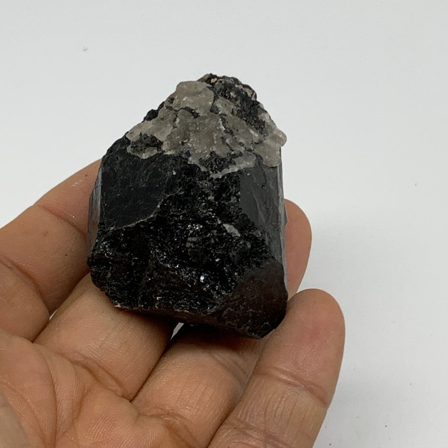 91.1g, 2.1"x1.5"x1.1", Natural Black Tourmaline Mineral Specimen, B33755