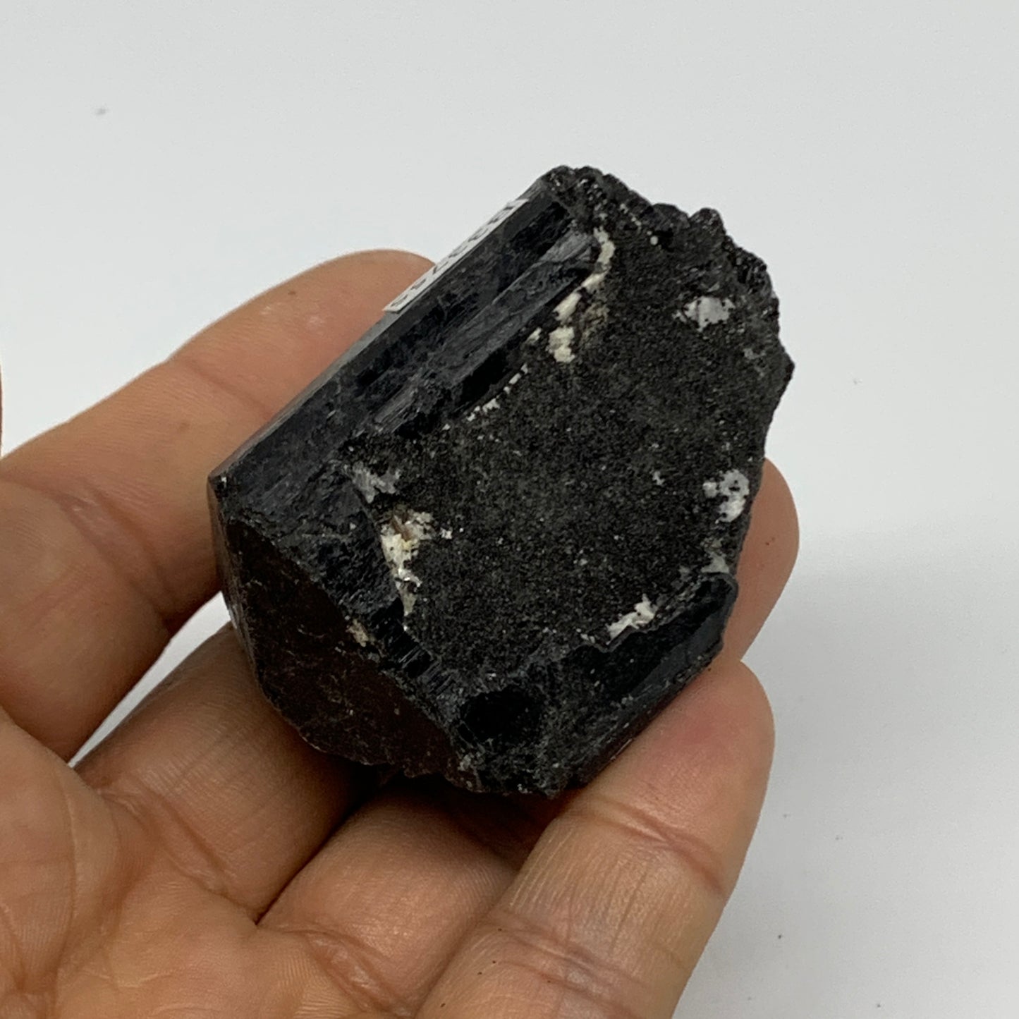 91.1g, 2.1"x1.5"x1.1", Natural Black Tourmaline Mineral Specimen, B33755