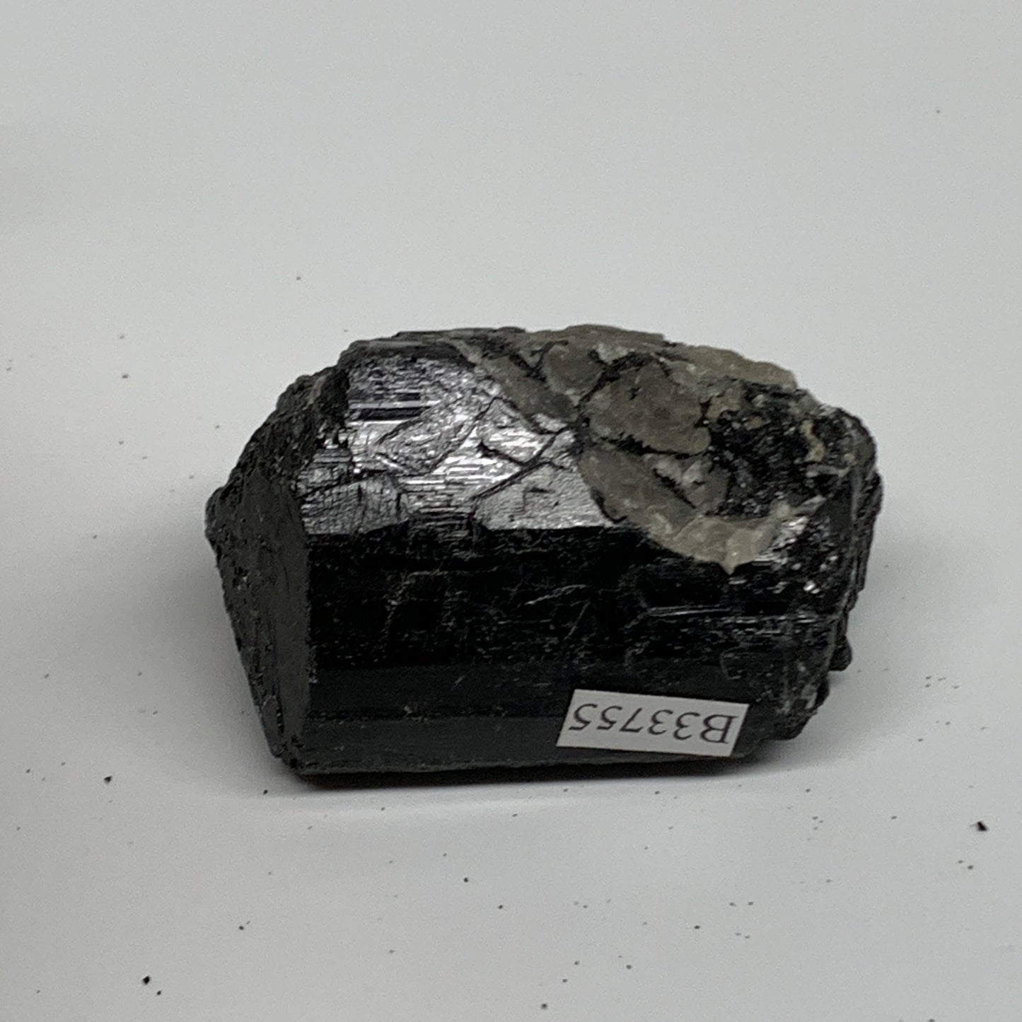 91.1g, 2.1"x1.5"x1.1", Natural Black Tourmaline Mineral Specimen, B33755