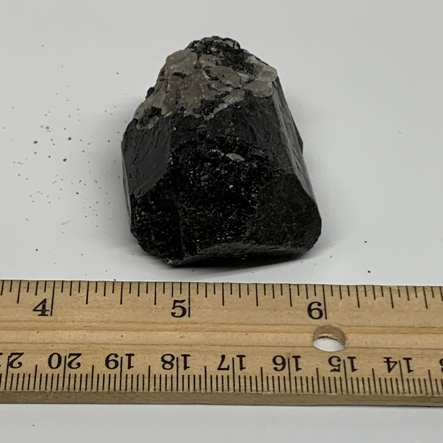 91.1g, 2.1"x1.5"x1.1", Natural Black Tourmaline Mineral Specimen, B33755