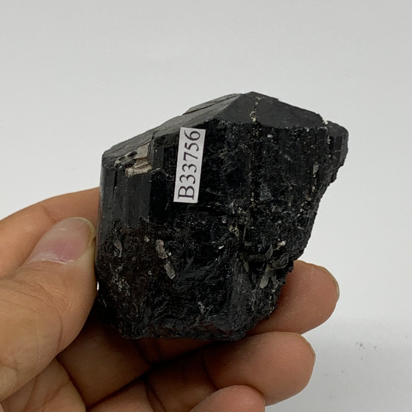 138.5g, 2"x1.7"x1.5", Natural Black Tourmaline Mineral Specimen, B33756